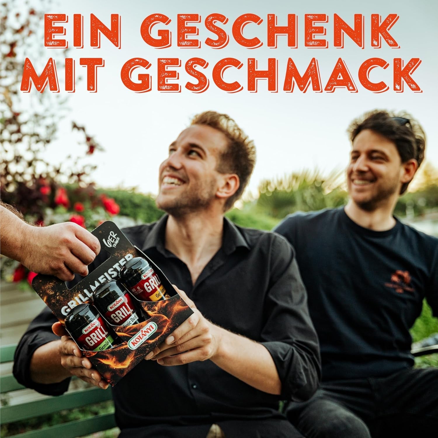 KOTÁNYI Grillgewürz-Geschenkset – 6er-Träger – Geschenke für Männer – Grillzubehör & Gewürzset für jedes BBQ – Grillzubehör inkl. Magic Dust - [Jetzt Geburtstagsgeschenk für Männer bestellen!]