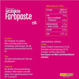 DECOCINO Rote fettlösliche Farbpaste – 15 g – Lebensmittelfarbe auf Ölbasis, ideal zum Färben von Schokolade, Buttercreme, Fondant oder Keksteig (3er-Pack)