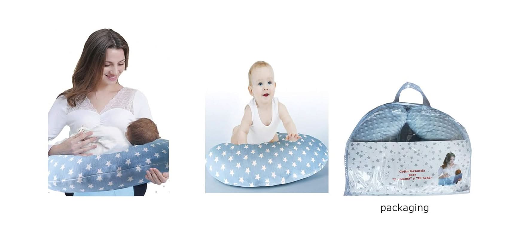 4108-12 Stillkissenbezug und Füllung, 50 x 60 cm Lebensmittel- und Stillzubehör Bebe Naty Shop