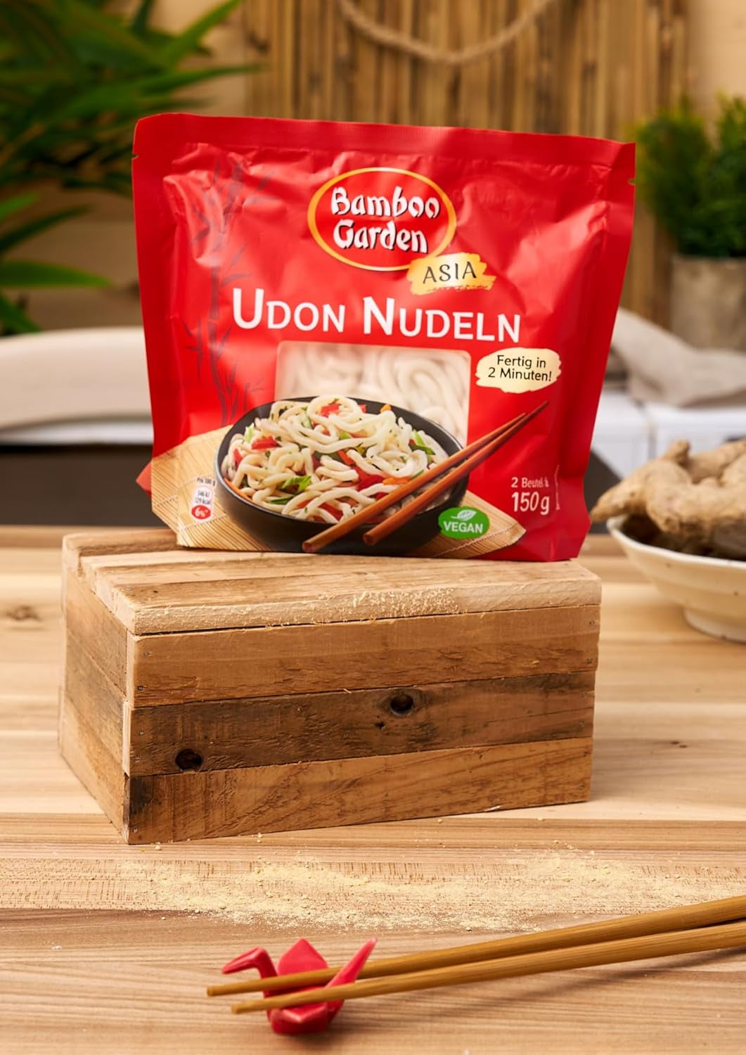 Udon-Nudeln von Bamboo Garden, vorgekocht, 300g