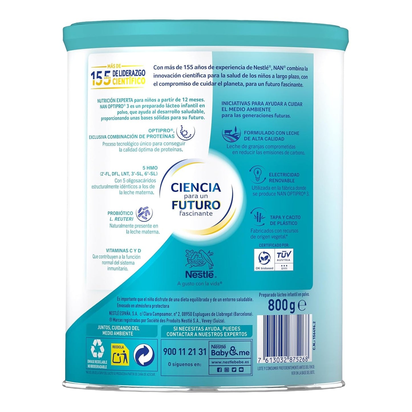 Milchprodukte 3 KINDER 800 G