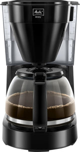 Melitta Easy – Espressomaschine mit Filter und Glaskaraffe, für bis zu 10 Tassen Kaffee, schwarz