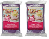 FunCakes Royal Purple Rollfondant: Einfach zu verwenden, glatt, flexibel, weich und biegsam, perfekt zum Dekorieren von Kuchen. Glutenfrei 250 g (2er-Pack) Naty Shop Zuckerpaste Royal Purple 250 g (2er-Pack)