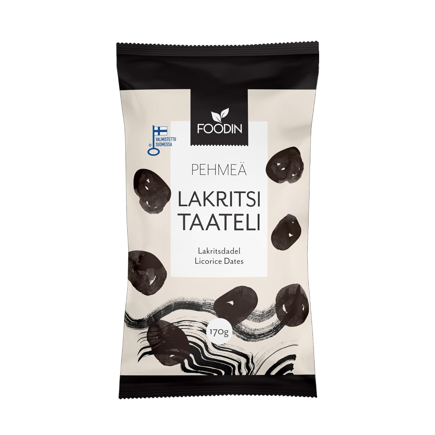 Foodin-Daten Vegane, glutenfreie, weiche, süße und gesunde Leckereien. Getrocknete Früchte mit Lakritzpulver zum Naschen, Backen und mehr – hergestellt in Vaajakoski (3 x 170 g). Dehydrierte Produkte Naty Shop