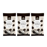 Foodin-Daten Vegane, glutenfreie, weiche, süße und gesunde Leckereien. Getrocknete Früchte mit Lakritzpulver zum Knabbern, Backen und mehr – hergestellt in Vaajakoski (3 x 170 g). Dehydrierte Produkte Naty Shop Standardtitel