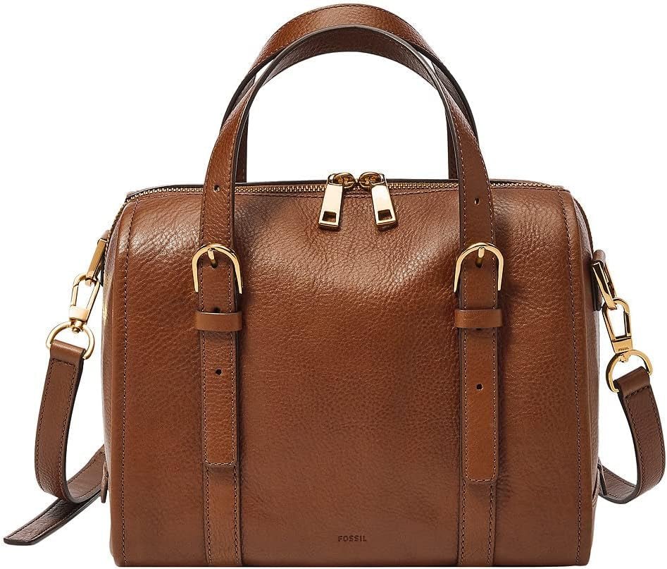 Fossil Carlie Satchel Damentaschen Naty Shop Braun