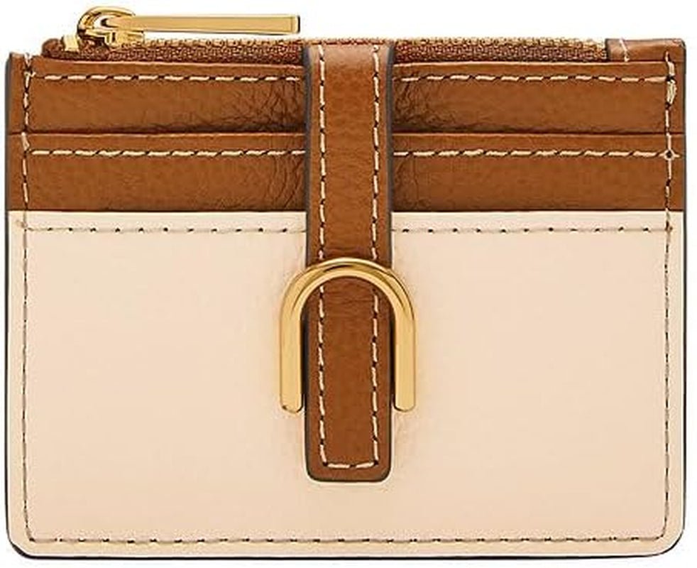 Fossil Damen Kartenetui Vada Zipper LiteHide Leder, SL10055103 Geldbörse Damen Naty Shop Standardtitel