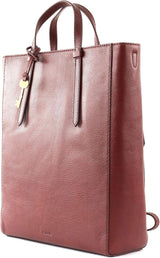 Fossil Camilla Damen-Umwandelbarer Rucksack aus Leder, Handtasche, Taschen, Damen, Naty Shop