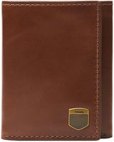 Fossil Herren Hayes Card Case Bifold Wallet Men Naty Shop Braun