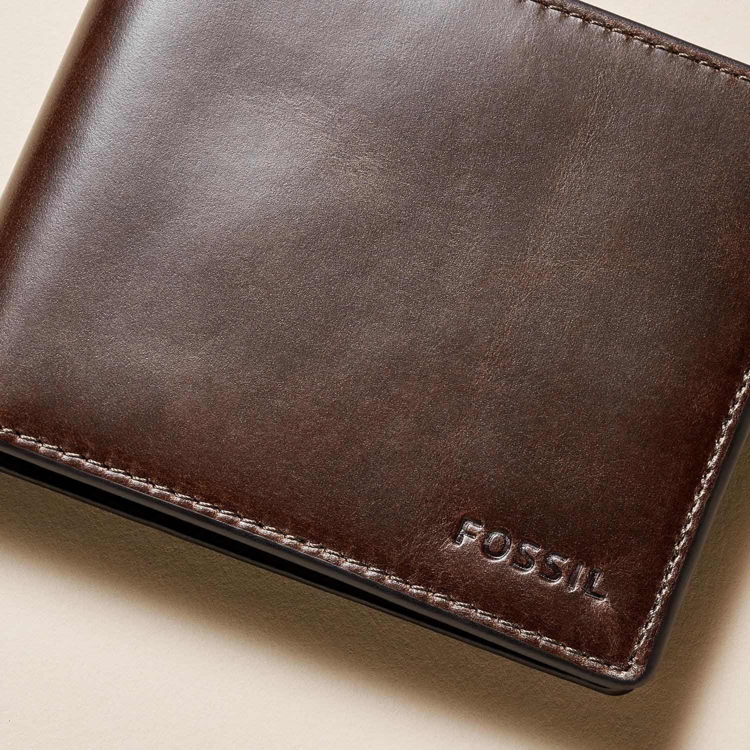 Fossil Herren-Geldbörse mit RFID-Flip-Top, Reisezubehör, faltbare Geldbörse, Herren-Geldbörse, Naty Shop