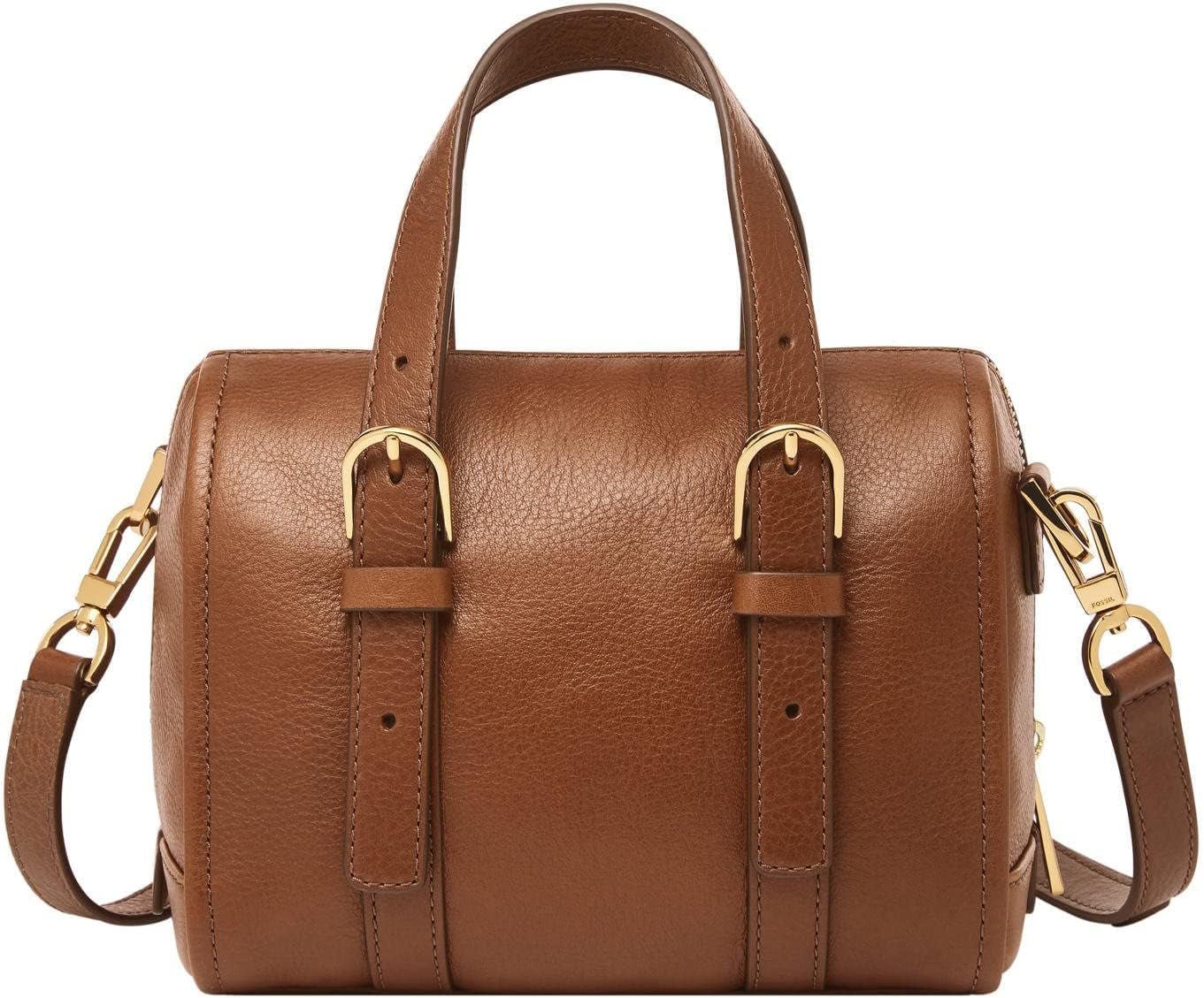Fossil Damen Carlie Leder Mini Satchel Geldbörse Damen Handtasche Taschen Damen Naty Shop