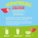 Gefriergetrocknete Beeren: 100g gefriergetrocknete Brombeeren, Blaubeeren, Preiselbeeren, Himbeeren, ungesüßt - Trockenfrüchte, gefriergetrocknete Früchte, Beeren von NutriPur Dehydrierte Produkte Naty Shop