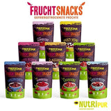 Gefriergetrocknete Beeren: 100g gefriergetrocknete Brombeeren, Blaubeeren, Preiselbeeren, Himbeeren, ungesüßt - Trockenfrüchte, gefriergetrocknete Früchte, Beeren von NutriPur Dehydrierte Produkte Naty Shop