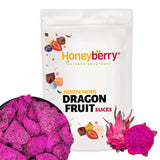 Gefriergetrocknete Drachenfrucht 50g - Gefriergetrocknete Drachenfrucht - Gefriergetrocknete Trockenfrüchte - Geschnittene getrocknete Drachenfrucht zum Backen, Dekorieren, Snacks, Müsli, Desserts Dehydrierte Produkte Mein Shop 50G