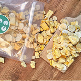 Gefriergetrocknete Früchte Mischung aus tropischen Früchten | XL 350g Gefriergetrocknete Ananas-Mango-Bananen-Mischung aus gefriergetrockneten Früchten | Gefriergetrocknete Früchte Ananas Banane Mango Trockenfruchtmischung | ZingyZoo Dehydrierte Produkte Naty Shop