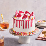 FunCakes Choco Drip Hot Pink (Dunkelrosa): Köstlicher Geschmack, einfach zu verwenden, perfekt für Drip Cakes, Schokoladen-Drip-Geschmack. Wiederverschließbare Packung 180 g. Naty Shop Zuckerpaste
