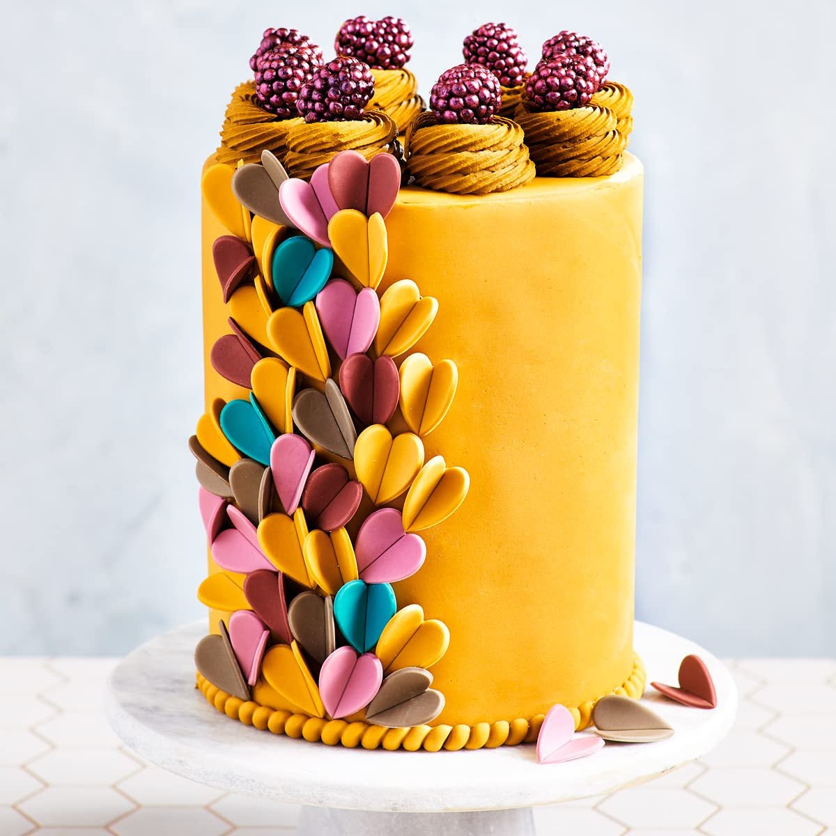 FunCakes Teal Blue Rollfondant, einfach zu verwenden, glatt, flexibel, weich und biegbar, perfekt zum Dekorieren von Kuchen, Halal, koscher, glutenfrei, 250 g Packung, Naty Shop Zuckerpaste