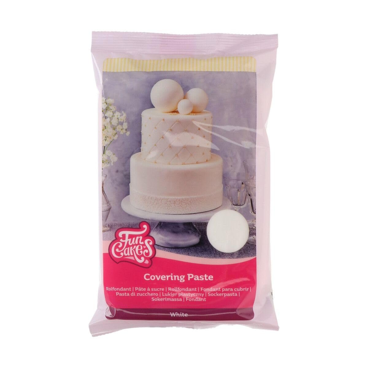 FunCakes Glasurpaste 500g weiß Zuckerpaste Naty Shop Standardtitel