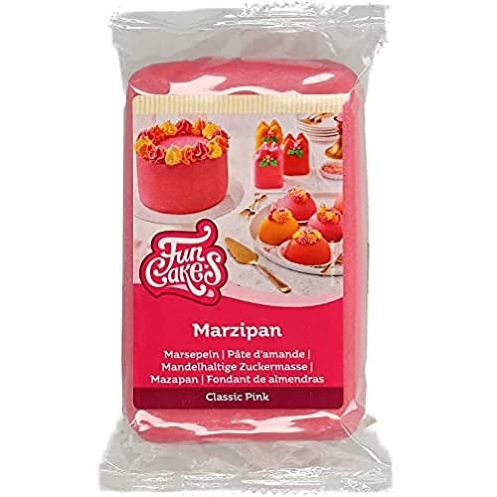FunCakes Mandelzuckerpaste (niederländisches Marzipan) Aqua Blue: Einfach zu verwenden und glatt, perfekt zum Dekorieren von Kuchen, Halal, koscher und glutenfrei, 250 g (2er-Pack), Naty Shop Zuckerpaste, 20 x 20 cm, Marzipan