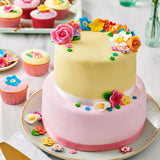 FunCakes Rollfondant Botanical Green: Einfach zu verwenden, glatt, flexibel, weich und biegsam, perfekt zum Dekorieren von Kuchen, halal, koscher und glutenfrei, 250 g Naty Shop Zuckerpaste