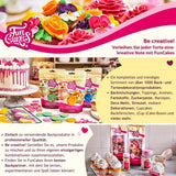FunCakes Rollfondant Bright White: Einfach zu verwenden, glatt, flexibel, weich und biegsam, perfekt zum Dekorieren von Kuchen, Halal, koscher und glutenfrei. 5 kg (2 bis 2,5 kg) Naty Shop Zuckerpaste