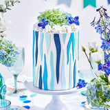 FunCakes Meeresblauer laminierter Fondant: einfach zu verwenden, glatt, flexibel, weich und biegbar, perfekt zum Dekorieren von Kuchen, Halal, koscher und glutenfrei, 250 g Naty Shop Zuckerpaste