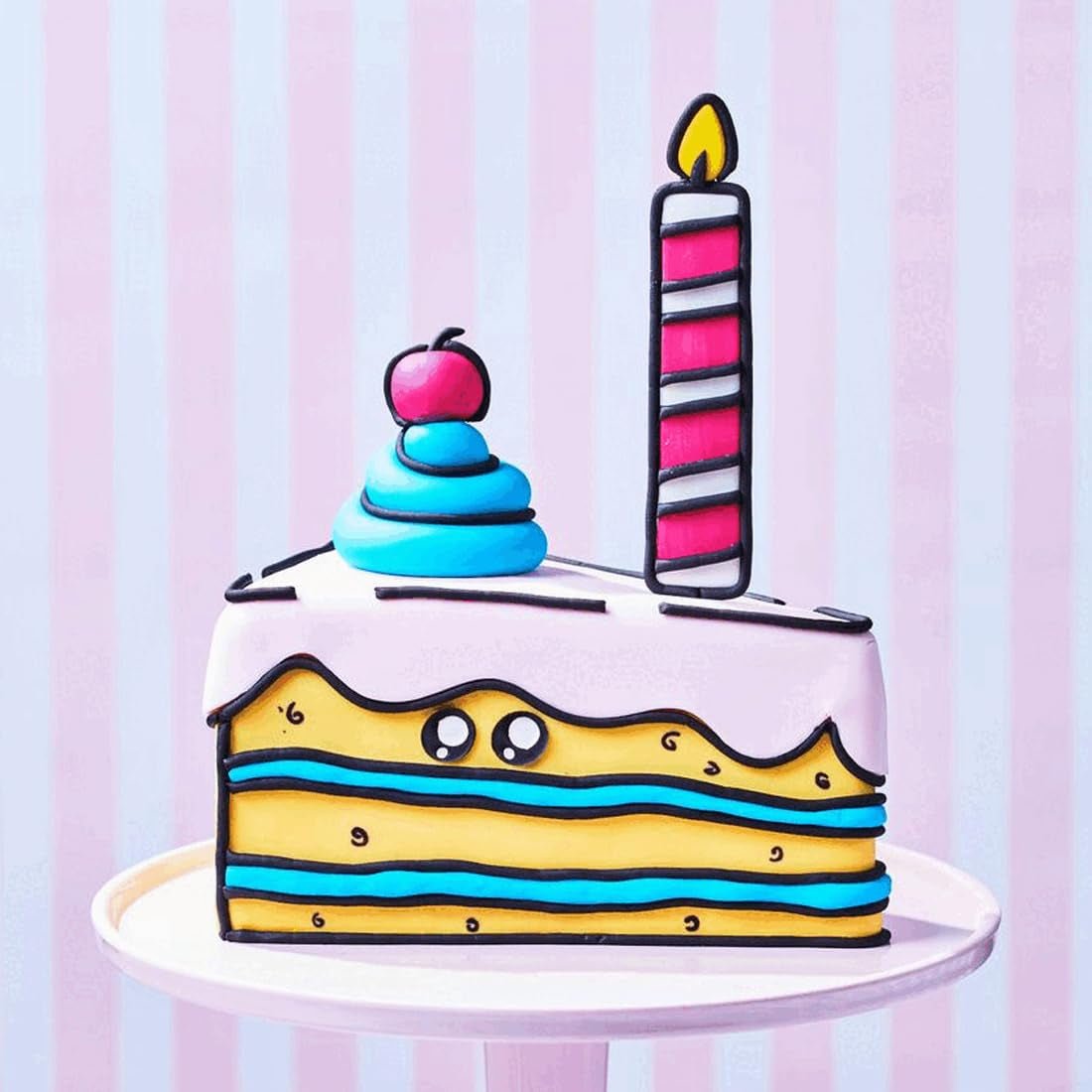 FunCakes Sea Blue Rollfondant: Einfach zu verwenden, glatt, flexibel, weich und biegsam, perfekt zum Dekorieren von Kuchen, halal, koscher und glutenfrei. 1 kg Naty Shop Zuckerpaste