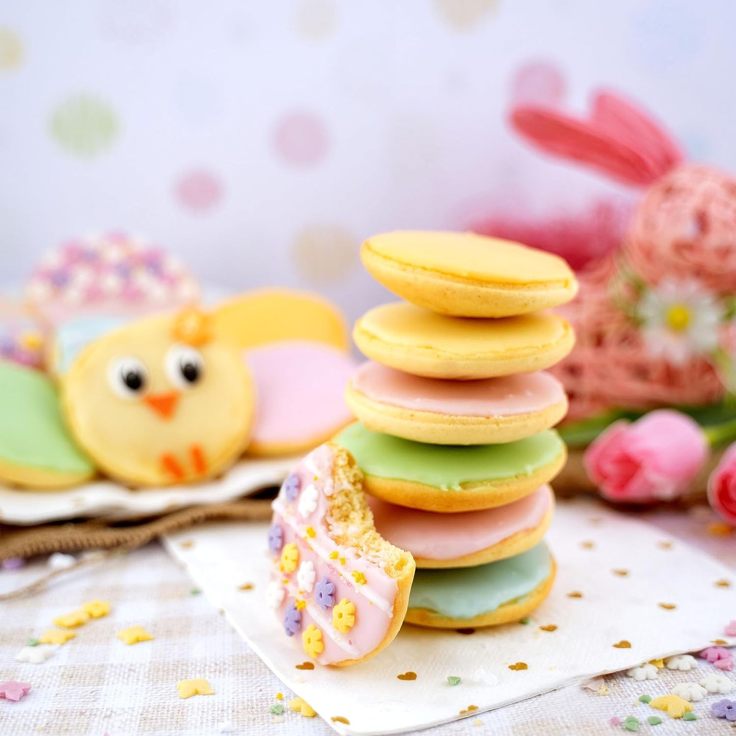 Günthart BackDecor Royal Icing Eimer mit 300g Pulver zum Dekorieren von Gebäck oder als Überzug, 1 Packung (300g) Zuckerpaste Naty Shop