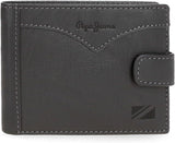 Pepe Jeans Jacket Horizontal Click Wallet One Size Herrenbrieftasche Naty Shop Grau