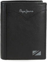 Pepe Jeans Jacket Vertikale Geldbörse mit Geldbörse, One Size Herren Geldbörse Naty Shop Schwarz