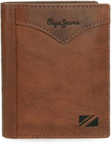 Pepe Jeans Jacket Vertikale Geldbörse mit Geldbörse, Einheitsgröße Herrenbrieftasche Naty Shop Braun
