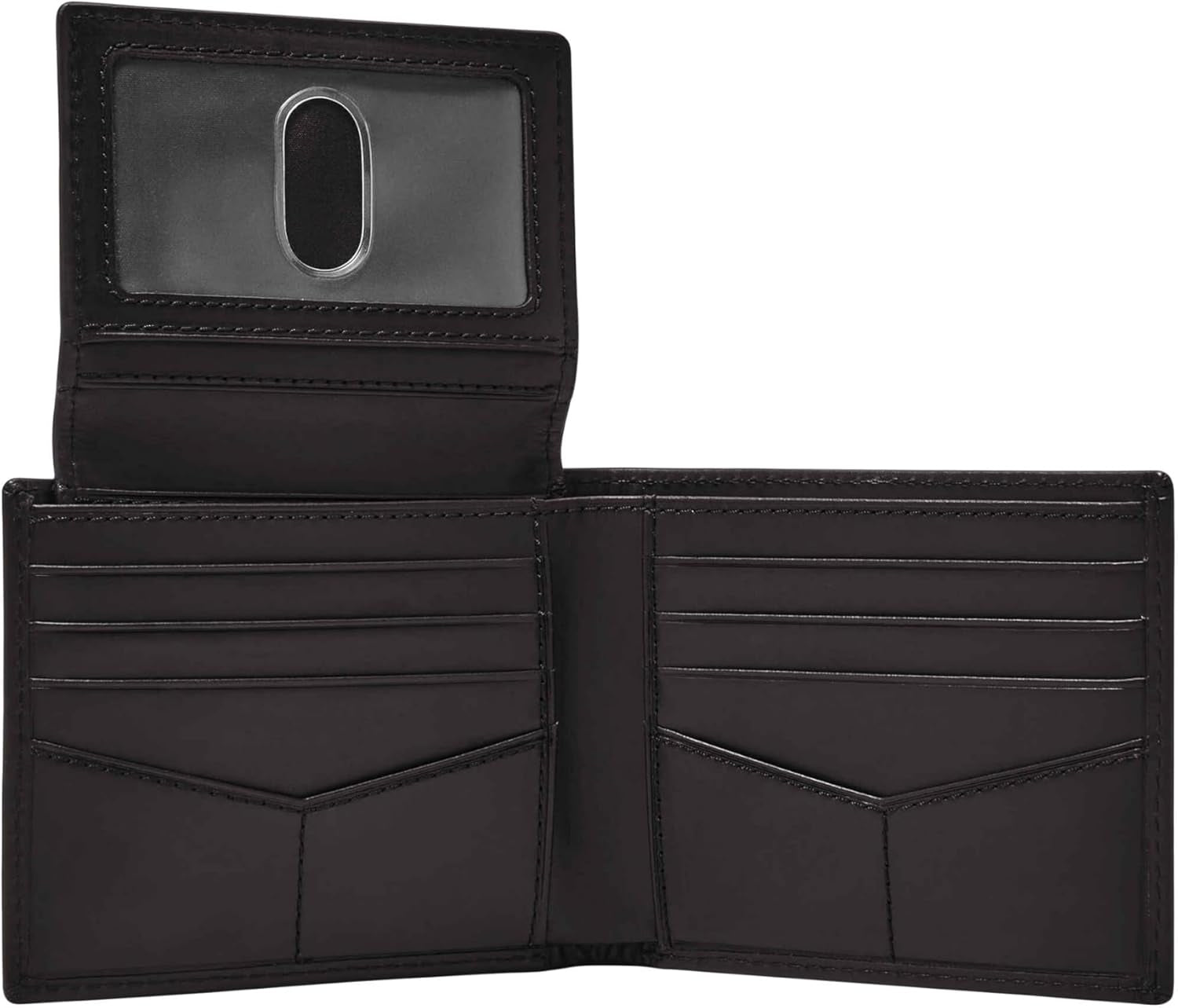 Fossil Derrick RFID-blockierendes Leder-Doppelpassetui für Herren mit abnehmbarem Kartenhalter Herrenbrieftasche Naty Shop