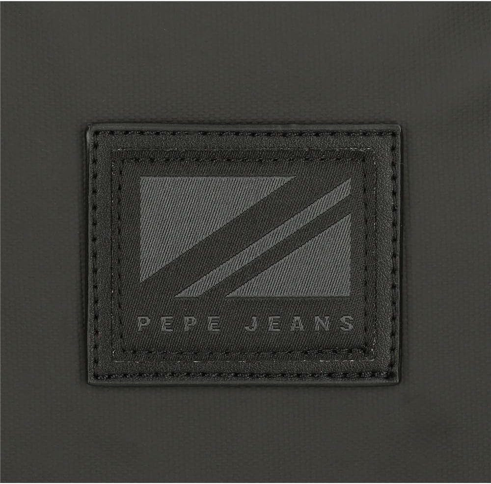 Pepe Jeans Hoxton Reisetasche, Schwarz, 56 x 32 x 25,5 cm, Polyester und PU, Mehrfarbig (Multicolor), Unikat, Reisetasche Gepäck und Reiseausrüstung Naty Shop