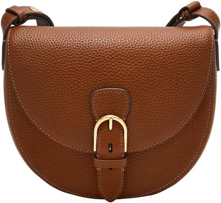 Fossil Everleigh Handtasche aus Leder oder Baumwolle für Damen Taschen Damen Naty Shop Aschbraun