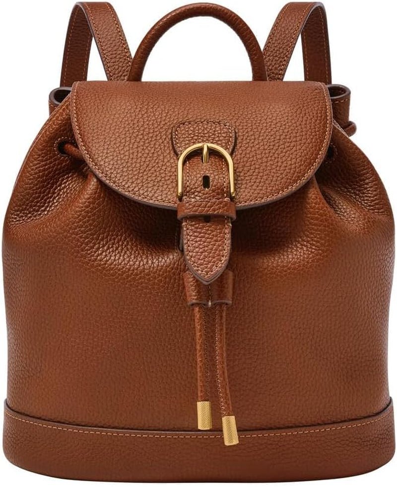 Fossil Everleigh Leder- oder Baumwollhandtasche für Damen, Damentaschen, Naty Shop, Kaffeebraun