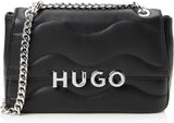 HUGO Damen Lizzie Umhängetasche Damen Taschen Naty Shop Schwarz1