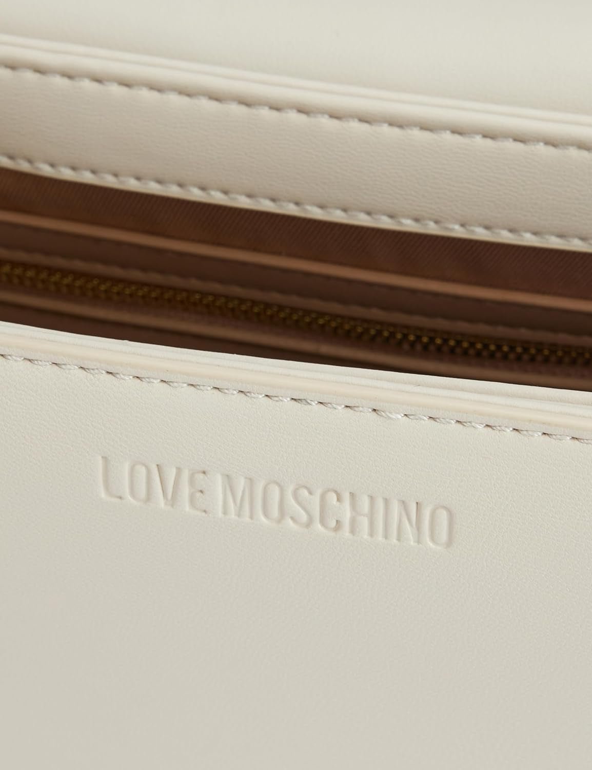 Love Moschino Damen-Umhängetasche, Weiß Naty Shop Damentaschen