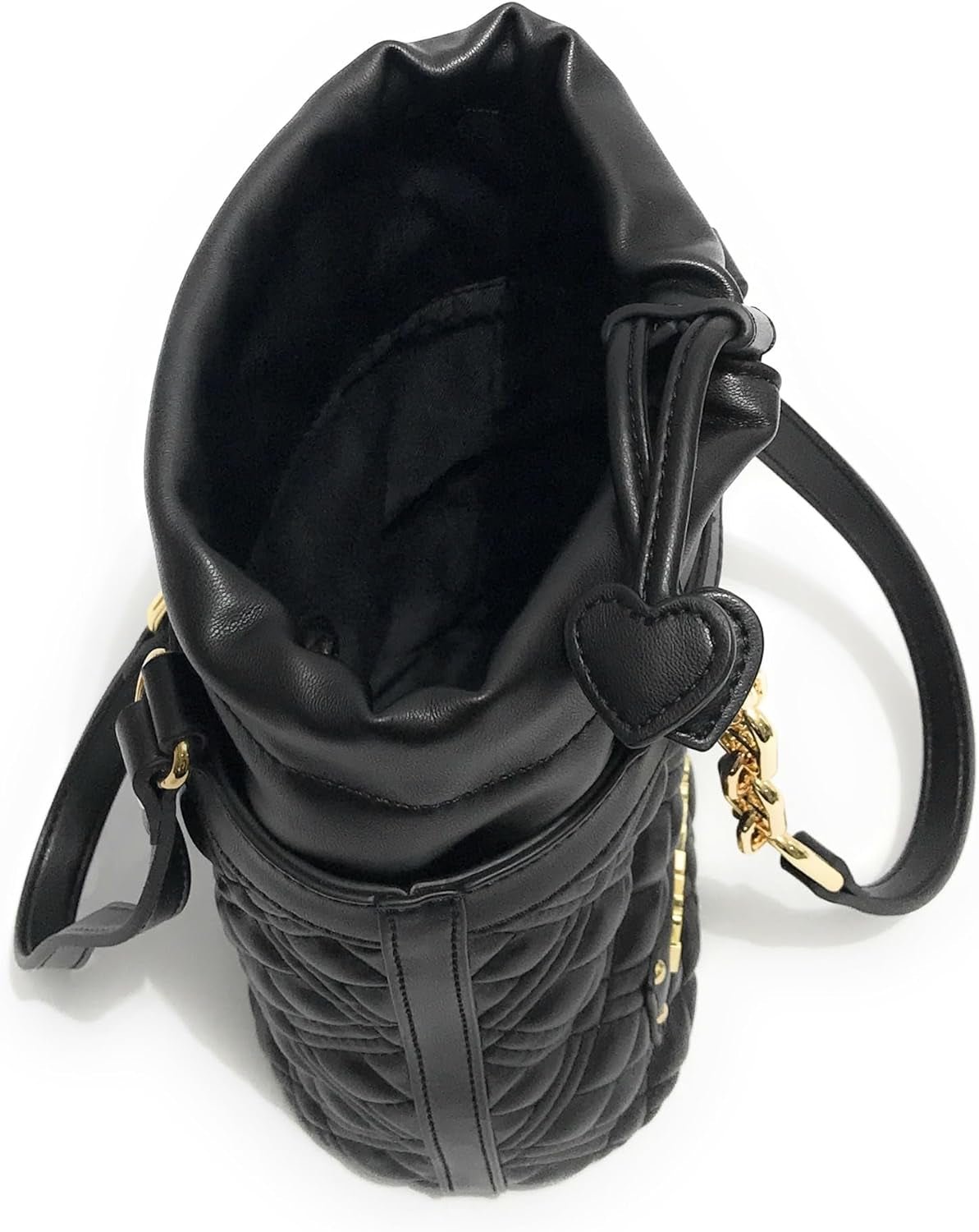 Love Moschino Damen-Umhängetasche, Schwarz Naty Shop Damentaschen