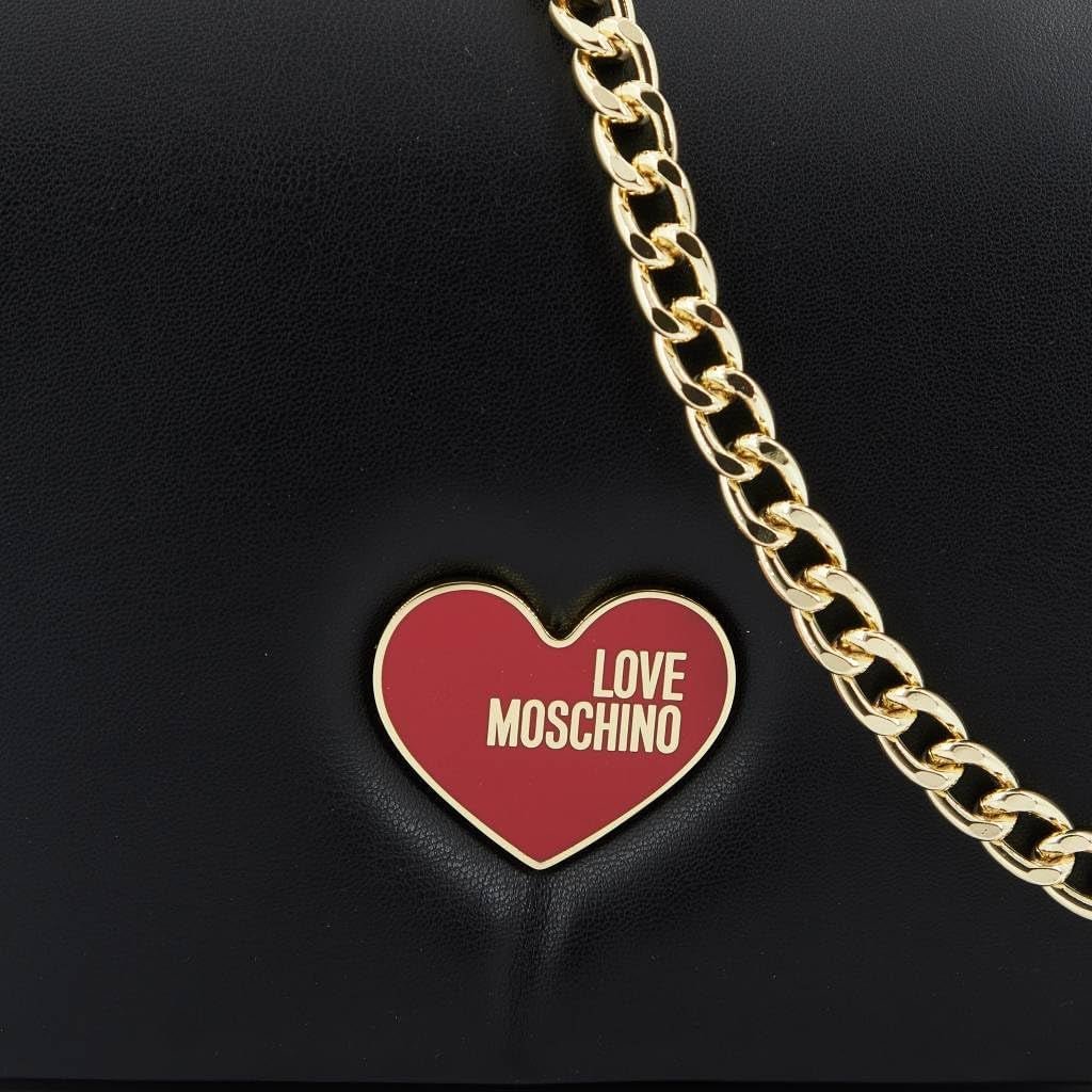 Love Moschino Damen-Umhängetasche, Schwarz Naty Shop Damentaschen