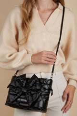 Love Moschino Damen-Umhängetasche, Schwarz Naty Shop Damentaschen