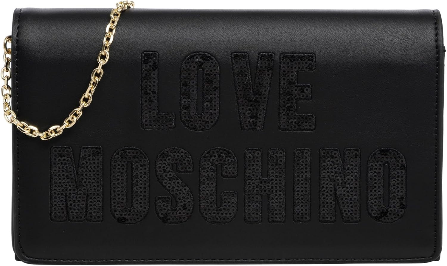 Love Moschino Damen-Umhängetasche, schwarze Umhängetasche, schwarze Damentaschen Naty Shop Standardtitel