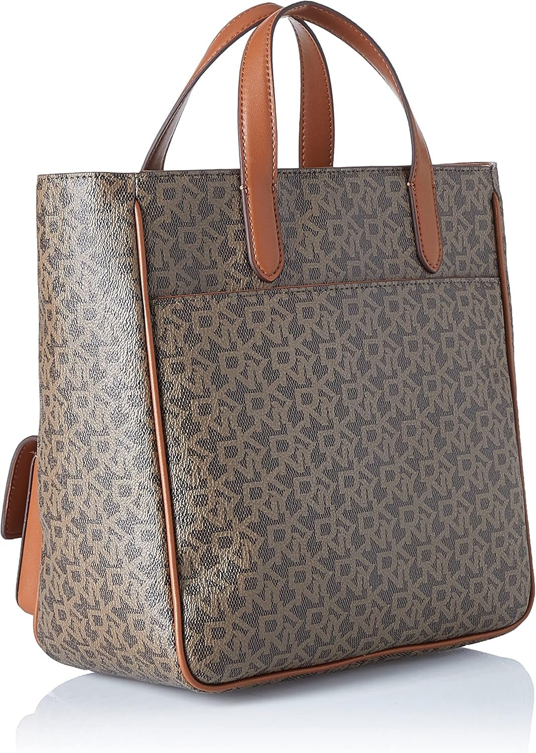 DKNY Damen Zyon Messenger Tote Bag, Mokka/Karamell, Einheitsgröße Damentaschen Naty Shop