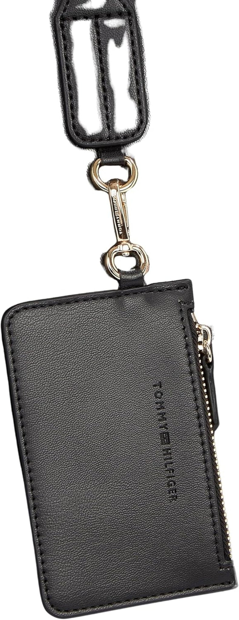 Tommy Hilfiger Distinct Tragetasche mit Reißverschluss für Damen, Schwarz (Schwarz), Volle Größe Naty Shop Damentaschen
