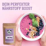 GREEN PANDA® Bio Aroniapulver aus Österreich | fein gemahlene getrocknete Apfelbeeren | Bio-Apfelbeeren ohne Zusatzstoffe | regionale Alternative zu Acai-Pulver und Goji-Beeren | 500g dehydrierte Produkte von Naty Shop