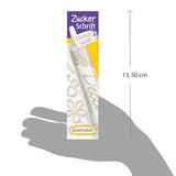Günthart BackDecor 25 g WEISSE Zuckerbuchstaben für jedes Dessert in weißer Zuckerfarbe für schöne Buchstaben und Designs, 1 Packung (25 g) Zuckerpaste Naty Shop