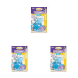 Günthart BackDecor 250 g blauer Fondant, 100 % vegan, palmölfrei, reißfest, zum Überziehen von Kuchen und Gebäck, geeignet zum Modellieren, 3er-Pack (1 x 250 g), Naty Shop Zuckerpaste blau, 250 g (3 Stück)