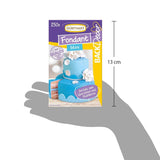 Günthart BackDecor 250g blauer Fondant, 100% vegan, palmölfrei, reißfest zum Eindecken von Kuchen und Gebäck, zum Modellieren geeignet, 3er Pack (1 x 250g) Naty Shop Zuckerpaste