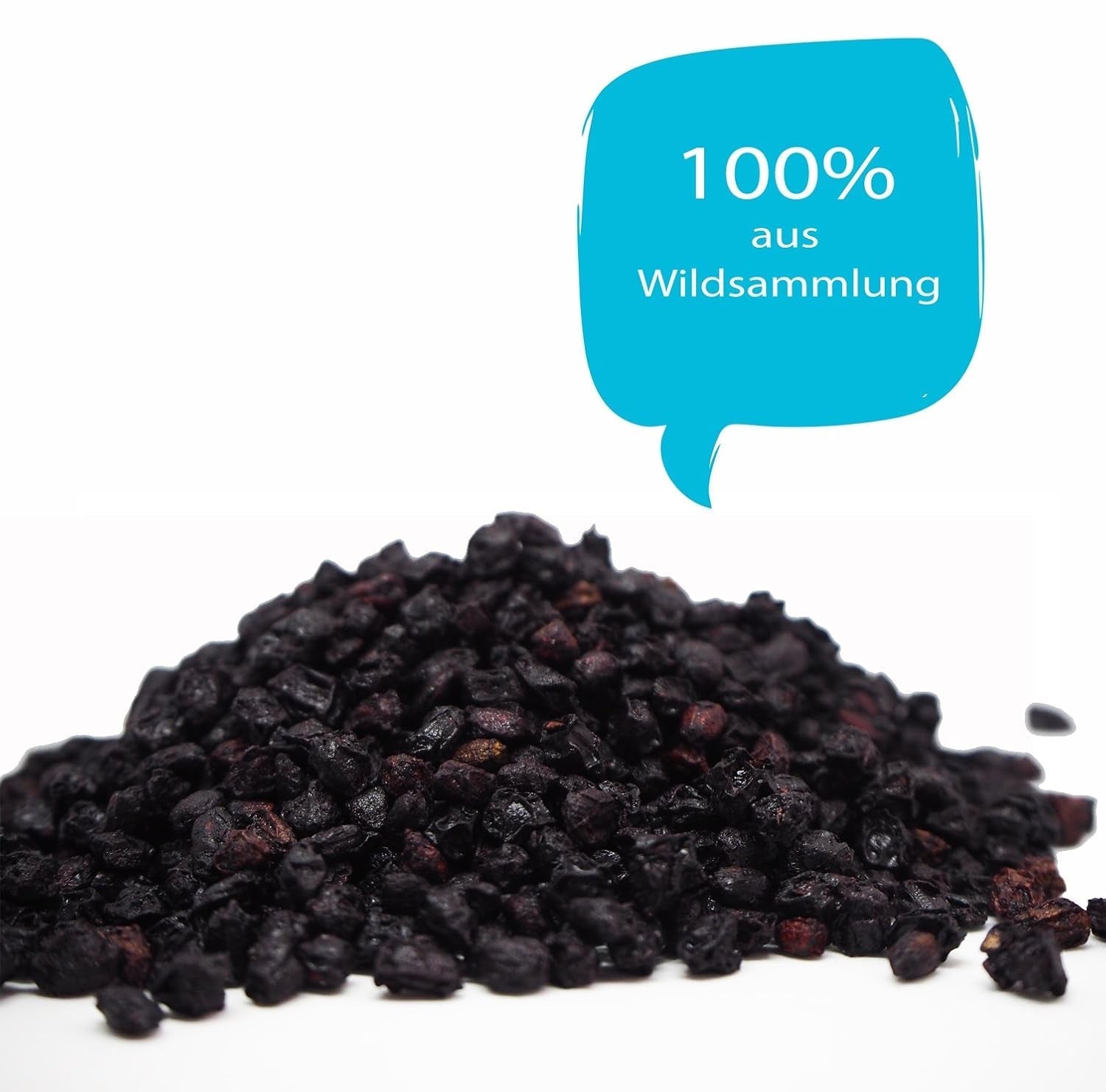 HerbaNordPol getrocknete Holunderbeeren 1 kg PREMIUM, Fructus Sambuci Dehydrierte Produkte Naty Shop