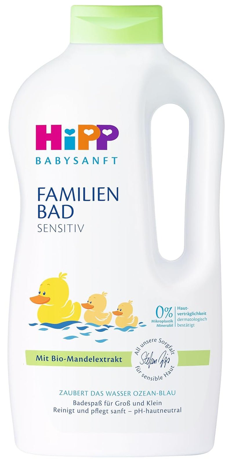 HiPP Baby Sanftes Familienbad, 1000 ml Kinder – Bad und Hautpflege Naty Shop 200 ml (6er Pack)