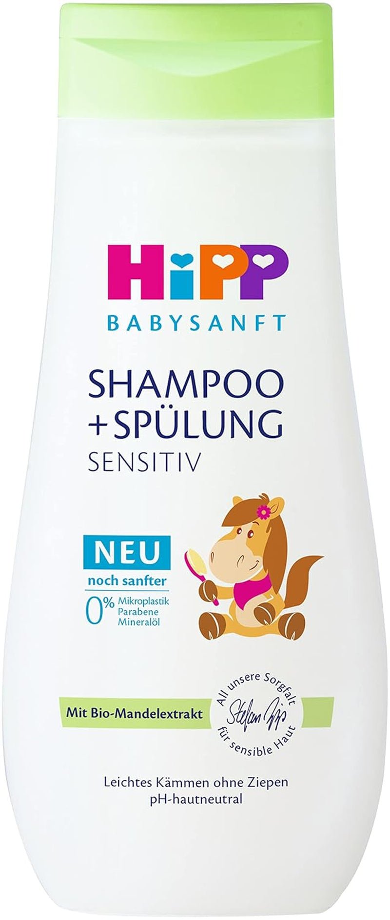 HiPP Baby-Shampoo + zarter Conditioner, 6er-Pack (6 x 200 ml) Kinder – Bade- und Hautpflege Naty Shop Standardtitel